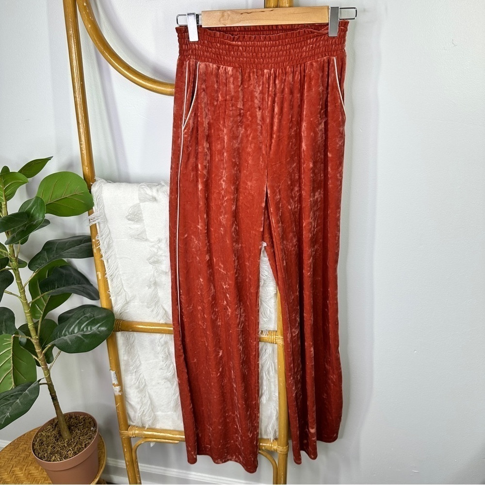 Aerie Velour Pink Velvet Sweatpants sz XS
